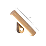 Wandmontierte Holzlampe mit drehbarem Licht - 8,5"/12,5"