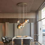 Moderne Pendelleuchte aus Glas - CelestialGlow Licht