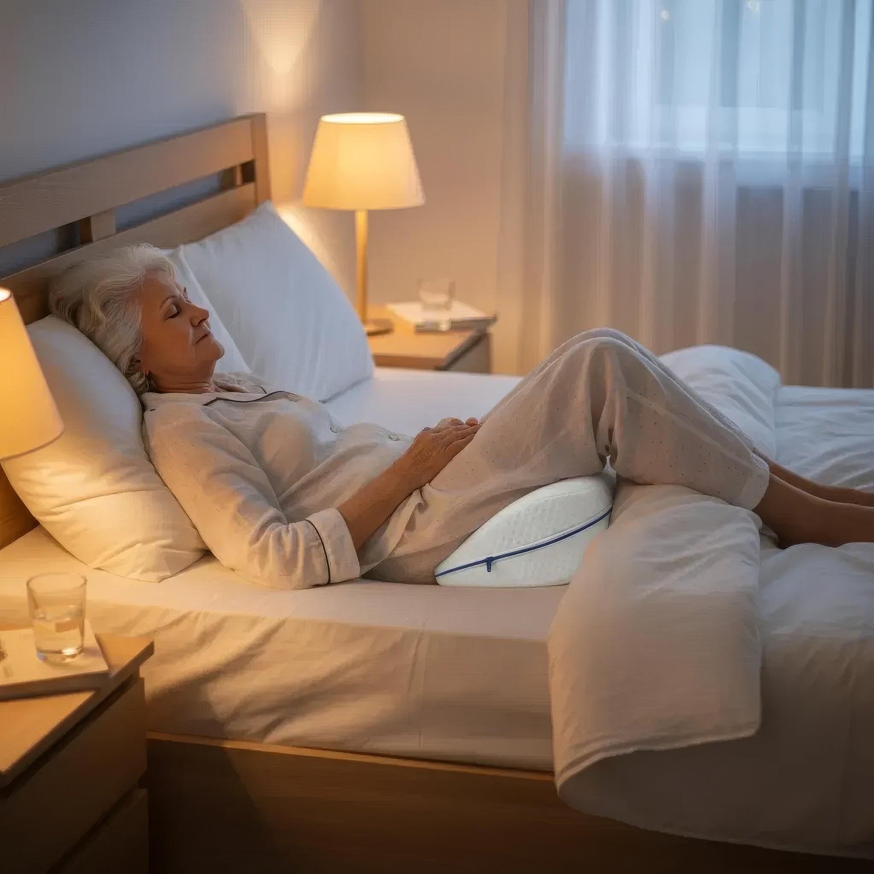 LumiComfort – Ergonomic Leg Pillow for Relaxing Nights