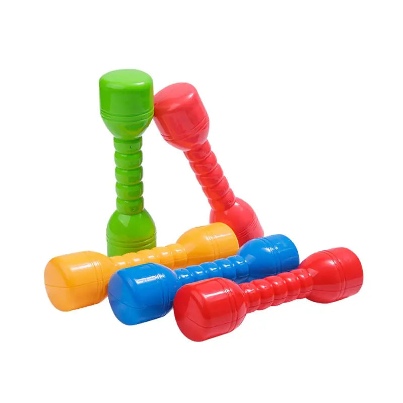 Leichtgewichtige Fitnessspielzeuge: Bunte Hanteln für Kinder