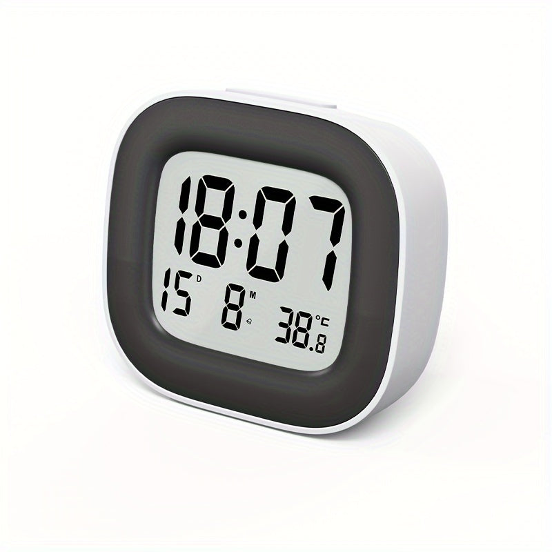 Kompakte Digitaluhr mit Temperaturanzeige