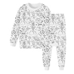 Selbstgestaltbarer Kinderpyjama zum Ausmalen