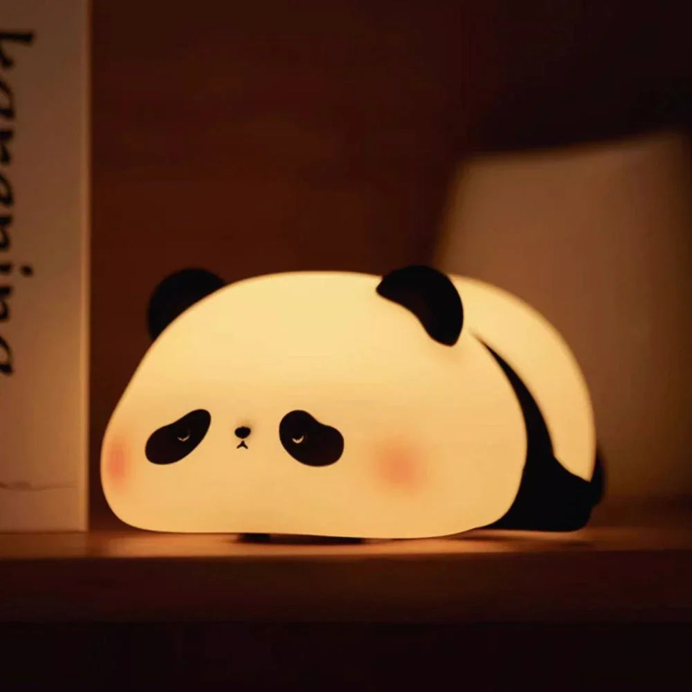 Playful Night Lamp for Children – Rechargeable Silicone Lamp with Colour Change