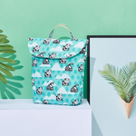 Windeltasche mit Reißverschluss – Wasserdichter Wetbag für den Kinderwagen