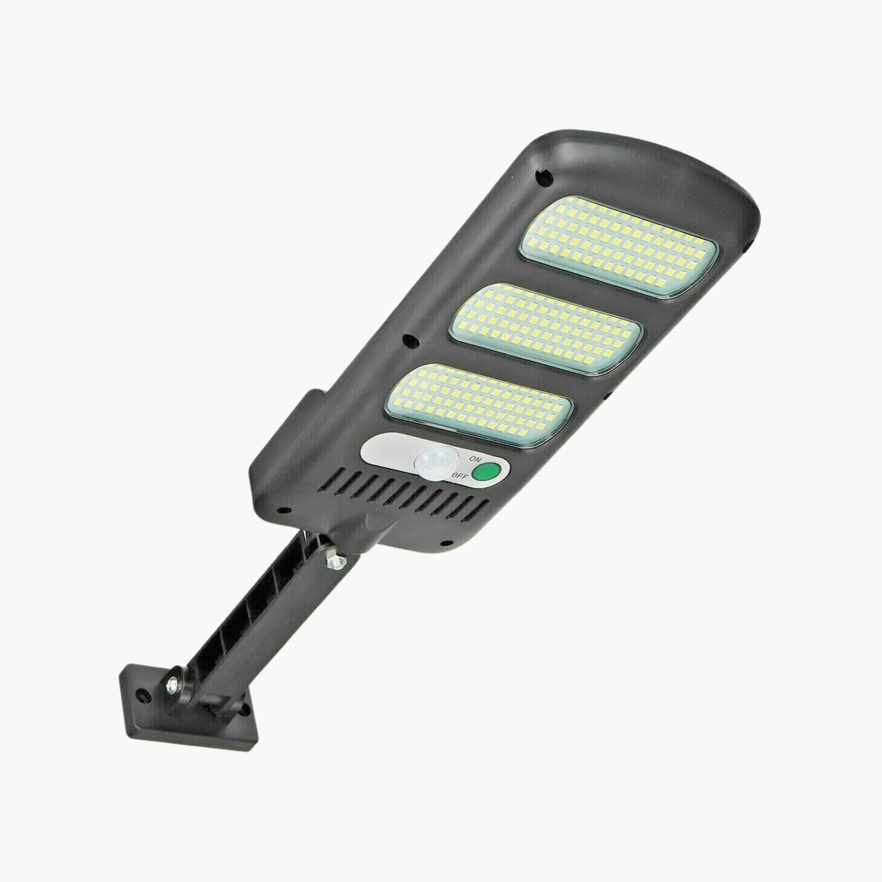 Solarbetriebene Außenlampe mit Bewegungssensor – Wetterfest und Effizient