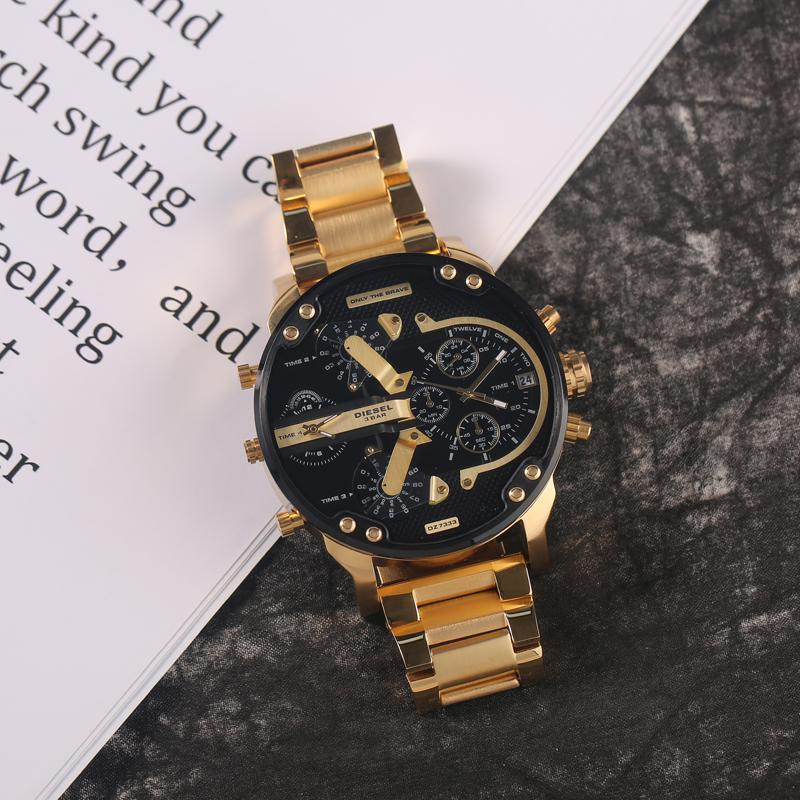 Elegante Quarzchronographuhr aus Edelstahl