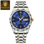 Elegante wasserdichte Herrenarmbanduhr mit Luminous-Funktion