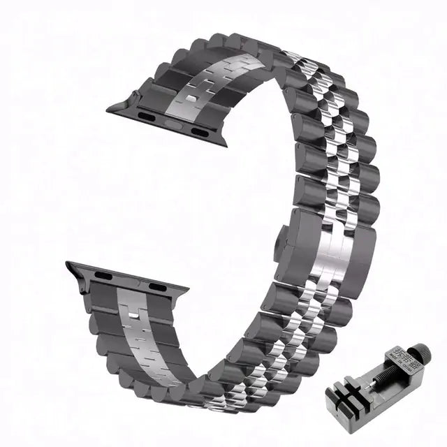Elegantes Edelstahlarmband für die Apple Watch