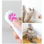 FelineJoy USB-aufladbares Katzenlaser-Spielzeug – Interaktives LED-Licht mit 4 Mustern