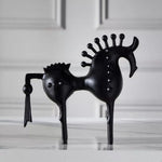 Moderne Metallskulptur eines Pferdes | EquinoxArt
