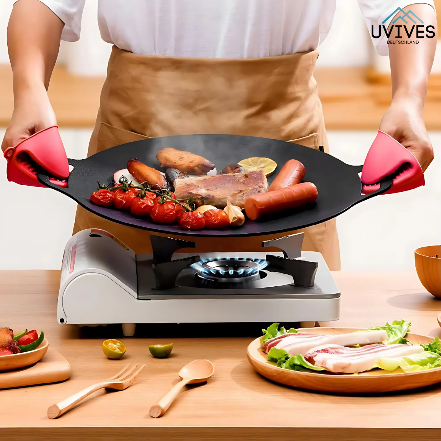 Gemstone Non-Stick Grill Pan - Perfect for Every Kitchen