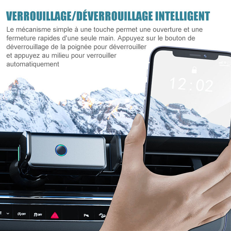 Intelligente 360-Grad Smartphone-Halterung für das Auto