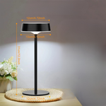Cordless Solar Table Lamp with Dimmer and 3 Light Colors