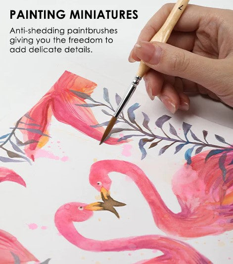 Precision Brush Set for Art Lovers and Professionals