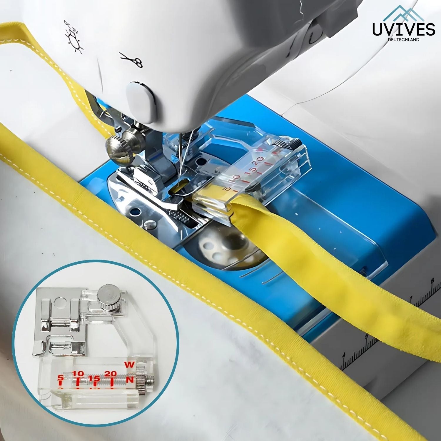 Edge Enchantment - Adjustable Bias Binder Foot for Sewing Machines