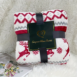 Festive Sherpa Blanket for Cozy Christmas Evenings