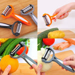 3-in-1 Gemüseschäler mit mehrfacher Funktion