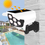 Solarbetriebene Sicherheitslampe mit Bewegungssensor und Dummy-Kamera