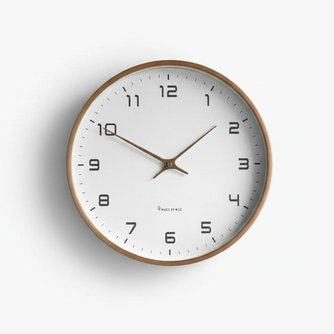 Elegante Holz Wanduhr - Zeitloses Design ohne Geräusche