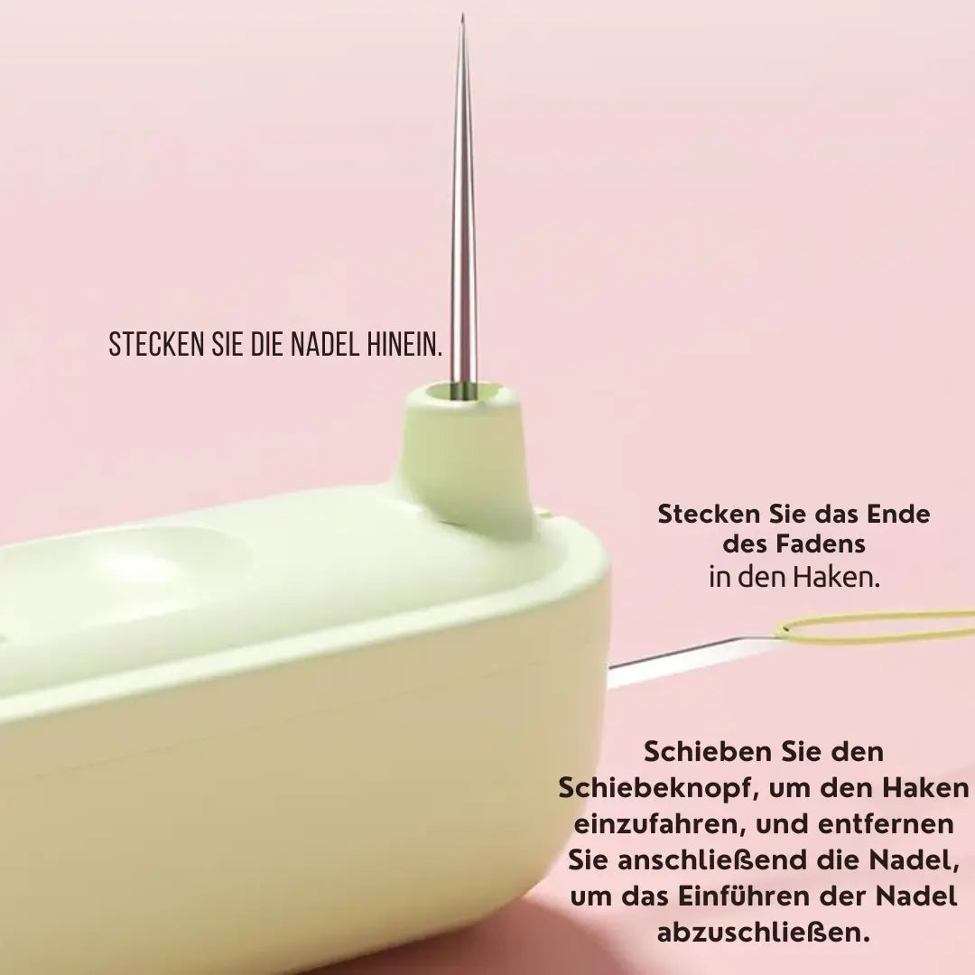 Kaufe 1, Bekomme 1 Gratis | 2-in-1 Faden Einfädler und Nahttrenner – Praktisch und Handlich