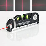 4-in-1 Laser-Nivelliergerät mit Maßband Werkzeug