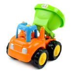 Bunte Fahrzeuge für Baustellen