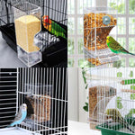 Automatischer Überlaufschutz transparenter Vogelhäuschen