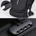 Sichere Umhängetasche mit USB-Ladefunktion