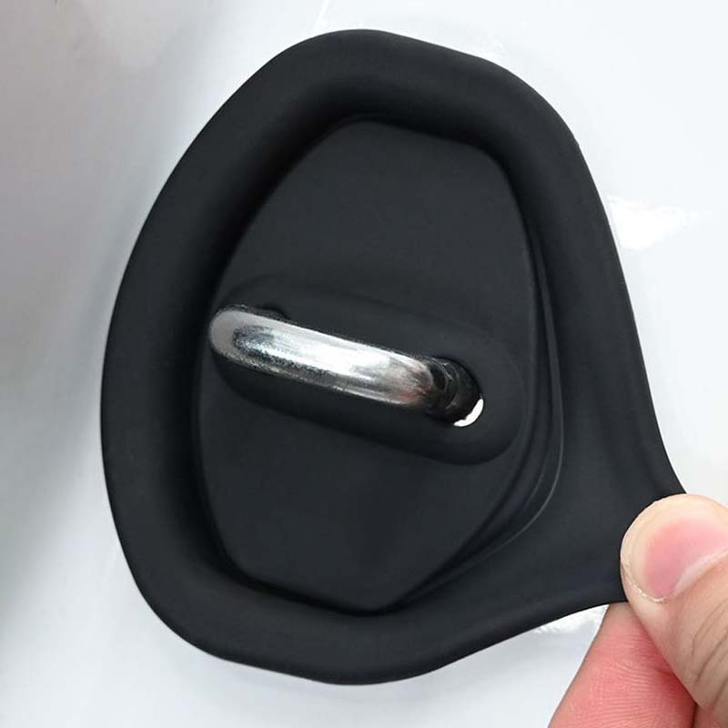 Schutzabdeckung aus Silikon für Autotürschlösser (4 Stück)
