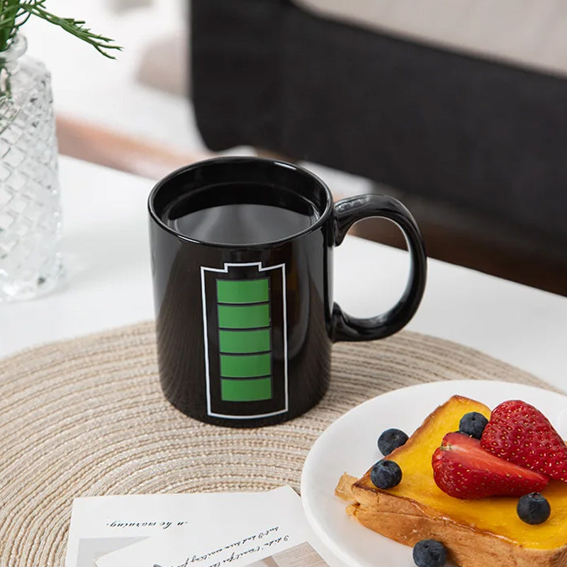 Farbwechselnde Tasse mit Batterie