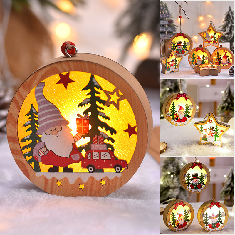 Hängende Lichtbox für Weihnachtsbaumdekoration