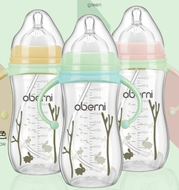 Weithals-Babyflasche mit Griff – Flasche für Neugeborene