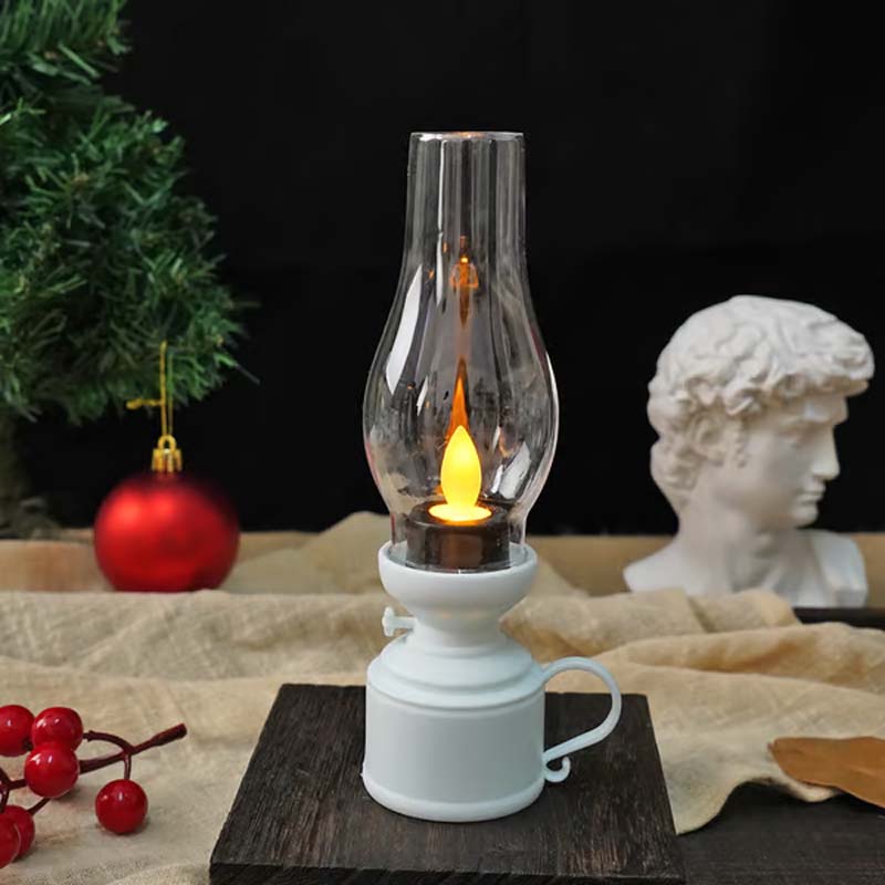Vintage Öllampe mit LED-Beleuchtung – Elektronisch