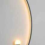 Moderne LED Wandleuchte mit geschwungener Form und Lichtmodi