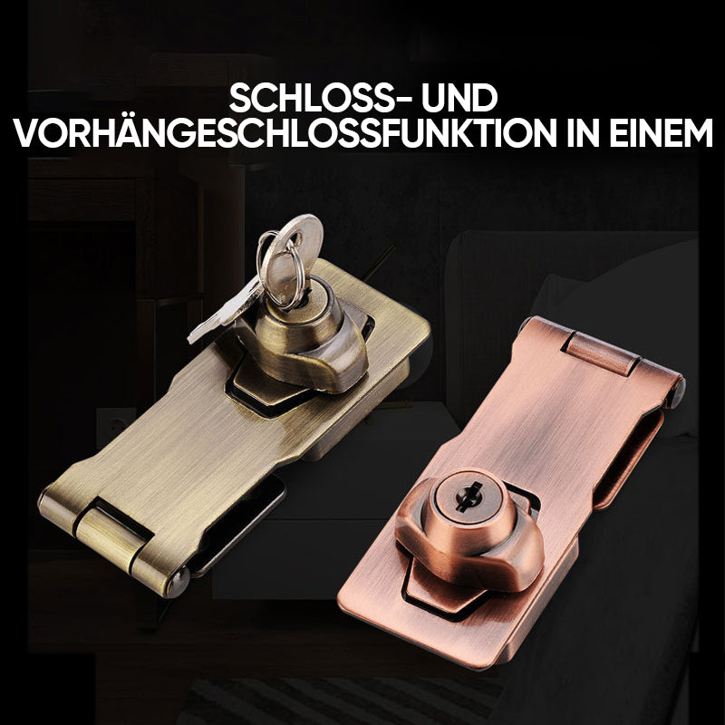 Sicherheitsbeschlag mit Scharnierbolzen und 2 Schlüsseln