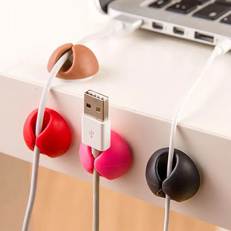 Kabelorganizer Set mit 5 selbstklebenden Clips
