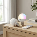 Akku RGB LED Lampe E27 mit Fernbedienung – Kabellos und Flexibel