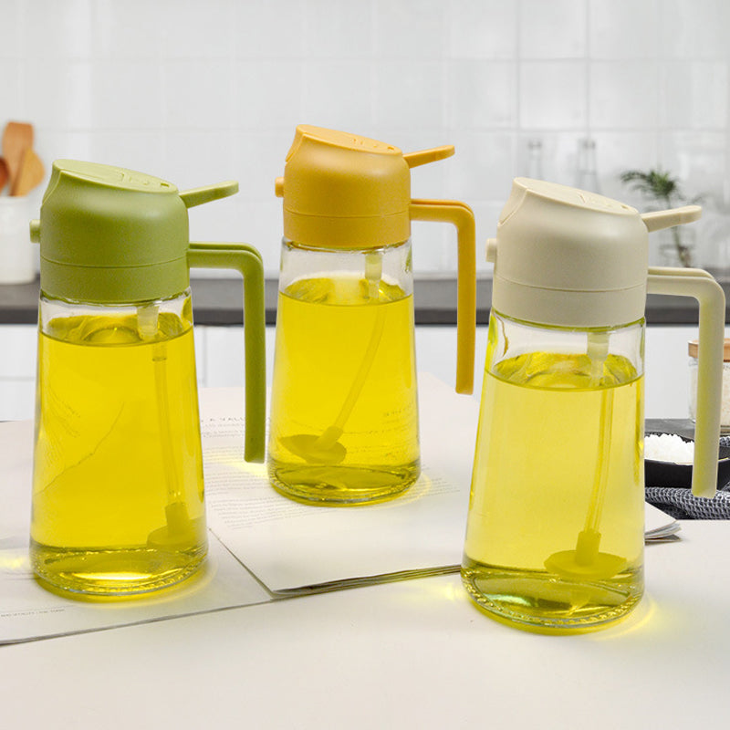 All-in-One Ölspender & Sprüher aus Glas | KlarSpritz