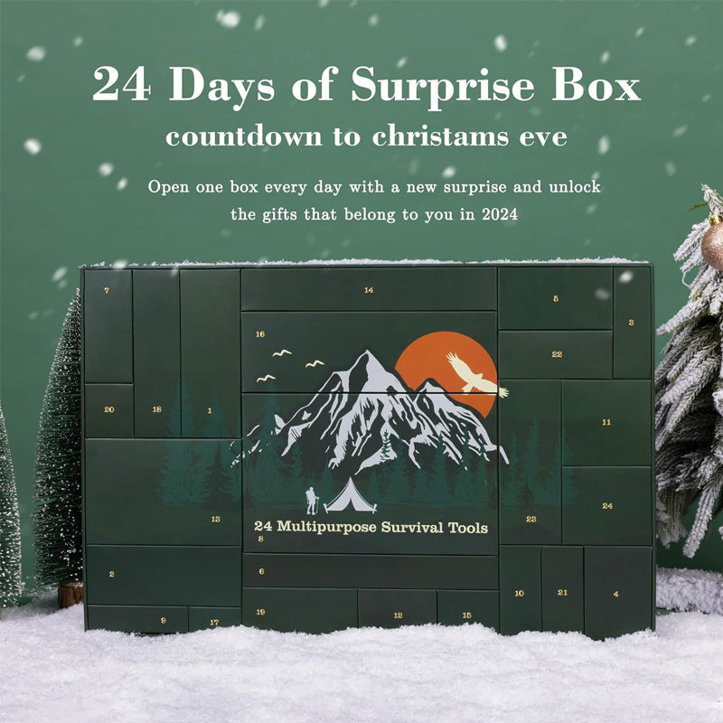Abenteuerlicher Adventskalender für Outdoor-Fans 2024