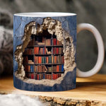 3D Bücherregal Tasse