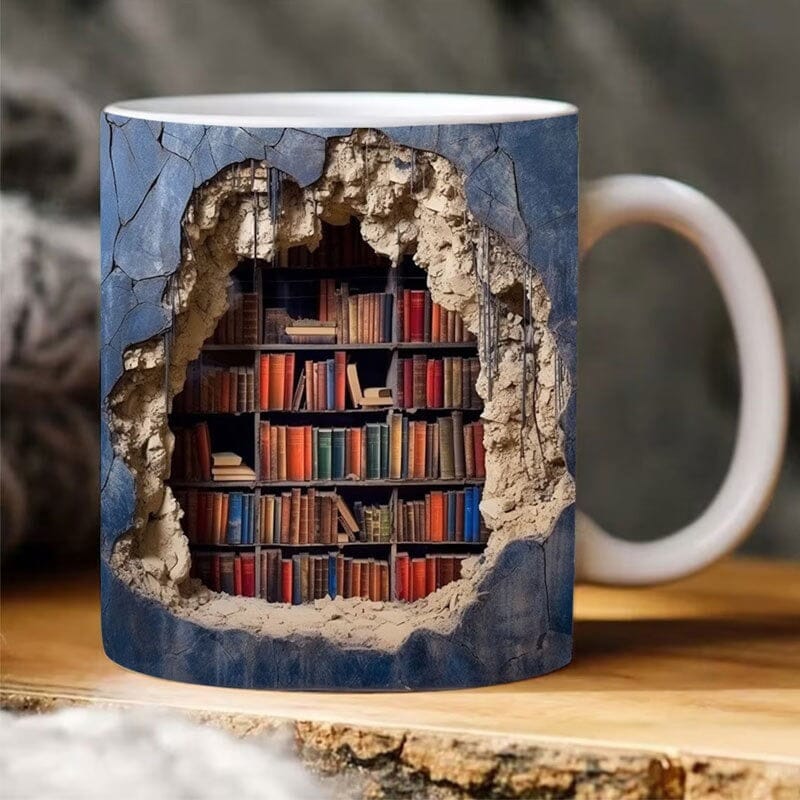 3D Bücherregal Tasse