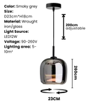 Elegante Pendelleuchte aus Glas - Modernes Design für Ihre Räume
