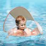 Aufblasbarer Schwimmring für Babys mit Sonnenschutzdach