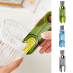 Vielseitige 3-in-1 Reinigungsbürste für Flaschen und Becher