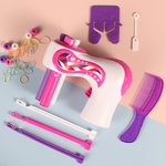 Haarflechtgerät für Kinder – DIY Set mit Zubehör und Perlen