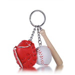 Kreativer Schlüsselanhänger im Baseball-Design