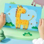 Spielset mit 3D Tieraufklebern