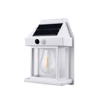 Solarbetriebene Außenwandlampe mit Bewegungsmelder