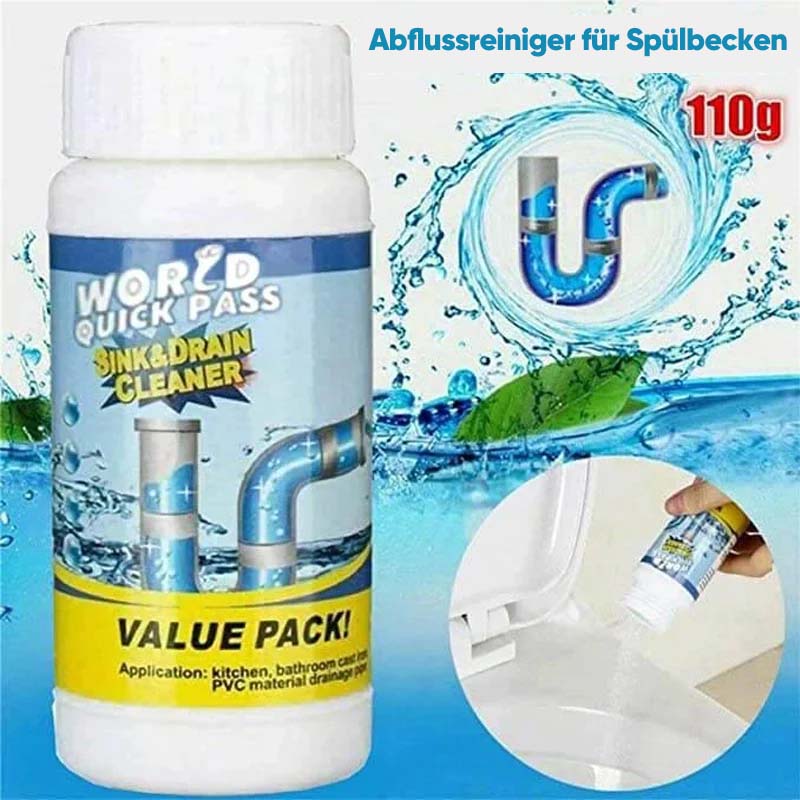 Abflussreiniger für verstopfte Rohre