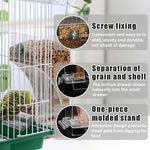 Automatischer Überlaufschutz transparenter Vogelhäuschen
